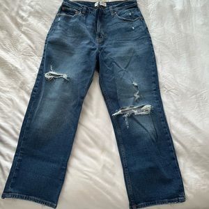 Abercrombie Curve Love straight jean, short